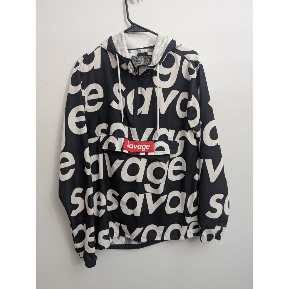 L3‎ Savage Brooklyn Cloth Men's wind Breaker Size: M